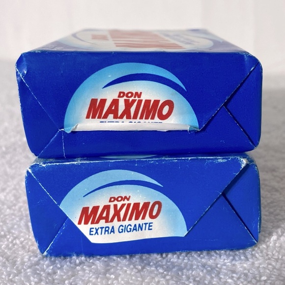 Vintage Don Maximo Detergent Soap Bars Extra Gigante 337.5g X2 - Picture 8 of 8